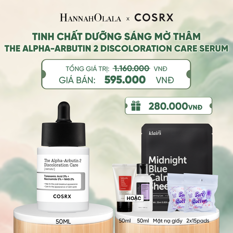  COSRX TINH CHẤT THE ALPHA-ARBUTIN 2 DISCOLORATION CARE SERUM 50ML - A1434 