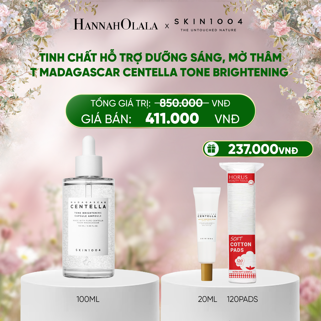  DEAL 5: SKIN1004 TINH CHẤT MADAGASCAR CENTELLA TONE BRIGHTENING CAPSULE AMPOULE 100ML 