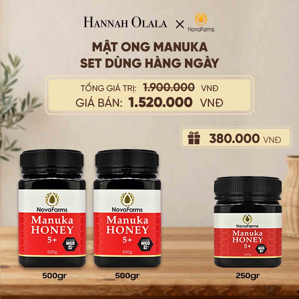  MẬT ONG MANUKA NOVAFARM – SET DÙNG HÀNG NGÀY - D208 
