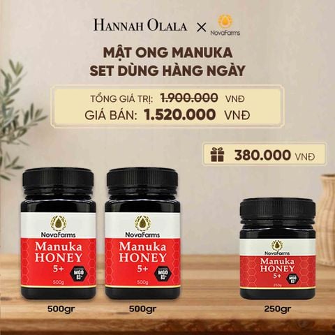  MẬT ONG MANUKA NOVAFARM – SET DÙNG HÀNG NGÀY - D208 