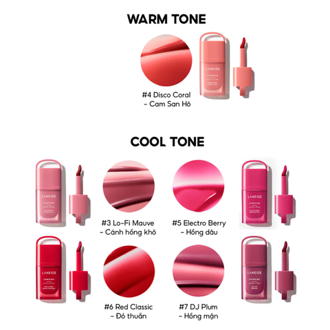  MỚI - LANEIGE SON TINT BỀN MÀU & CĂNG BÓNG MÔI JUICEPOP BOX LIP TINT 4.5G - A572 