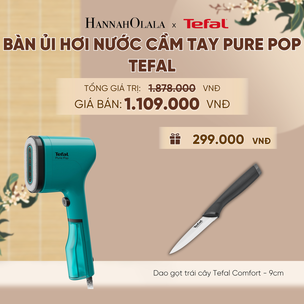  BÀN ỦI HƠI NƯỚC CẦM TAY PURE POP TEFAL - A1332 