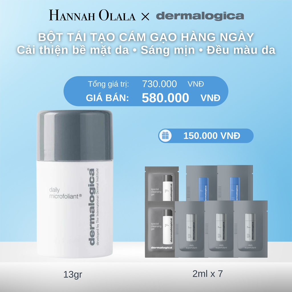  DEAL 4: TẨY DA CHẾT SÁNG MỊN – RẠNG RỠ DAILY MICROFOLIANT 13GR 