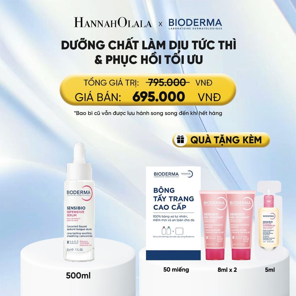  DƯỠNG CHẤT LÀM DỊU TỨC THÌ & PHỤC HỒI TỐI ƯU 
