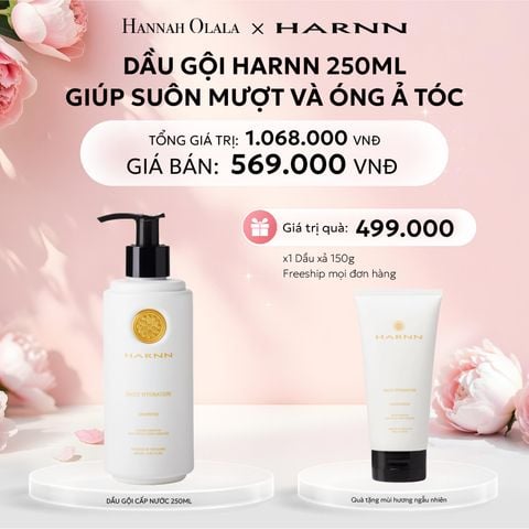  E1014: DEAL 4: DẦU GỘI HARNN 250ML GIÚP SUÔN MƯỢT VÀ ÓNG Ả TÓC 