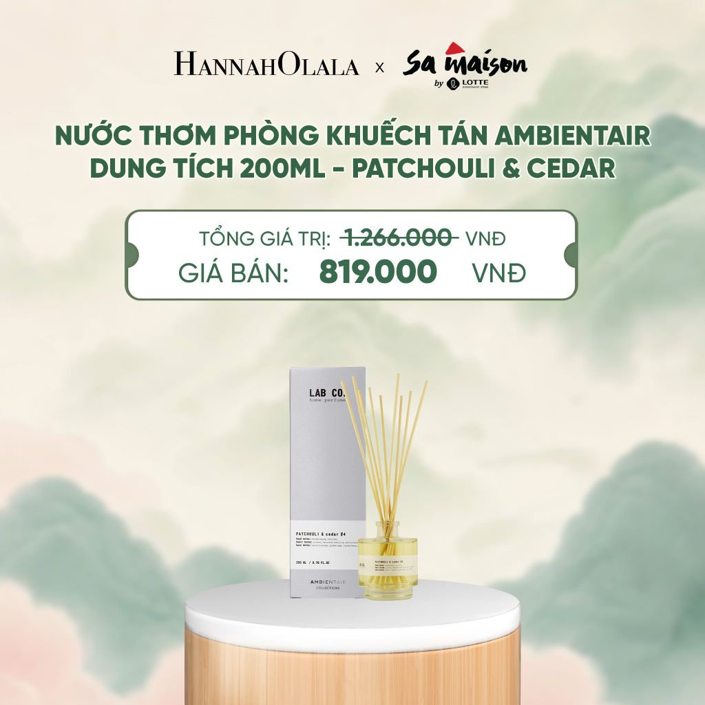  NƯỚC THƠM PHÒNG KHUẾCH TÁN AMBIENTAIR, DUNG TÍCH 200ML - DEAL 2 - A1763 