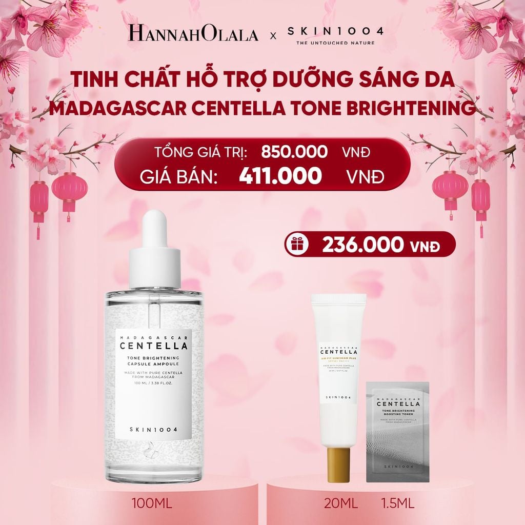  DEAL 5: SKIN1004 TINH CHẤT MADAGASCAR CENTELLA TONE BRIGHTENING CAPSULE AMPOULE 100ML 
