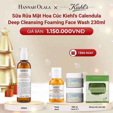  DEAL 6: SỮA RỬA MẶT HOA CÚC KIEHL'S CALENDULA DEEP CLEANSING FOAMING FACE WASH 230ML 