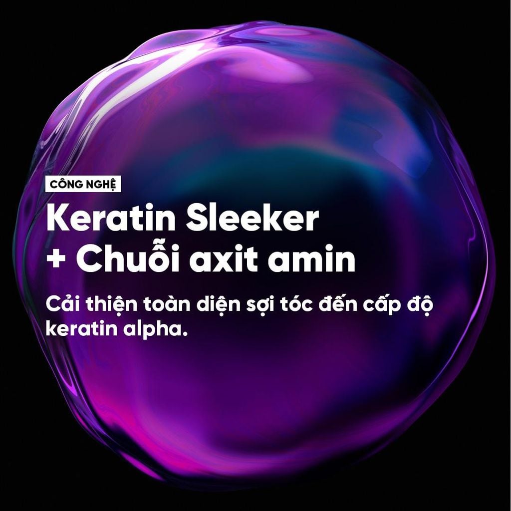  DƯỠNG CHẤT GIẢM XƠ RỐI, DƯỠNG TÓC MƯỢT L'ORÉAL PROFESSIONNEL KERATIN ALPHA SLEEK PROFESSIONAL SMOOTHING TREATMENT 200ML - L074 