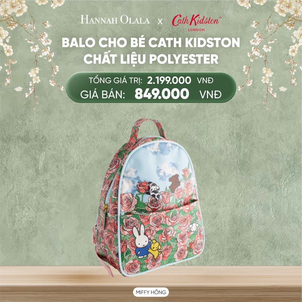  DEAL 4: BALO CHO BÉ CATH KIDSTON CHẤT LIỆU POLYESTER 