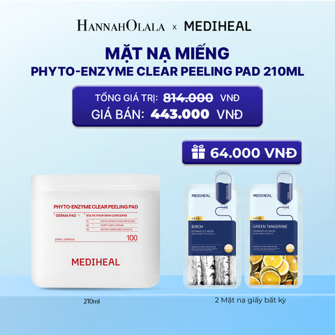  MEDIHEAL BỘ SẢN PHẨM TONER PAD 170ML 