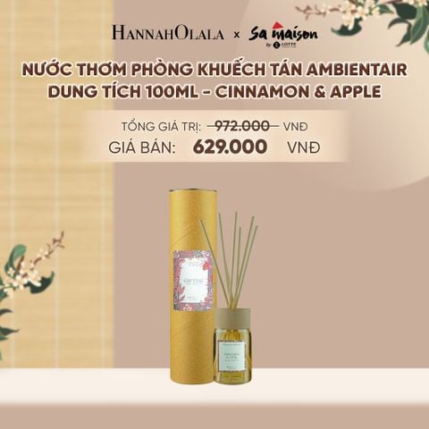  NƯỚC THƠM PHÒNG KHUẾCH TÁN AMBIENTAIR, DUNG TÍCH 100ML - DEAL 3 - A1810 