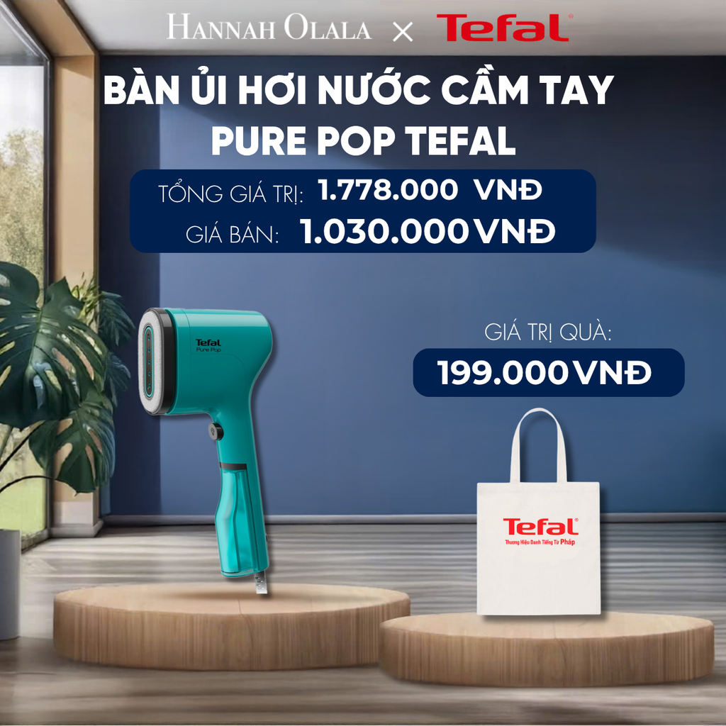  BÀN ỦI HƠI NƯỚC CẦM TAY PURE POP TEFAL 