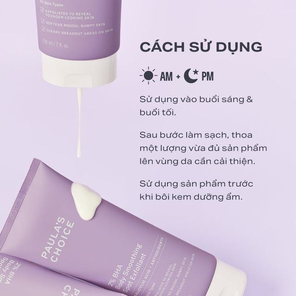  DEAL 14: [FLASHDEAL] KEM DƯỠNG THỂ GIÚP LOẠI BỎ TẾ BÀO DA CHẾT VÀ MỀM MỊN DA 2% BHA 210ML 