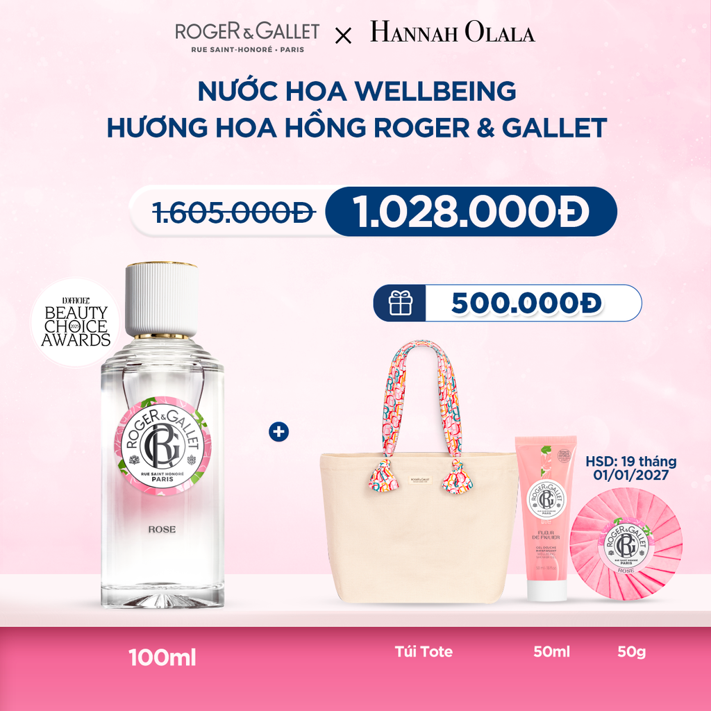 M46_DEAL 2: NƯỚC HOA WELLBEING ROGER&GALLET 100ML 