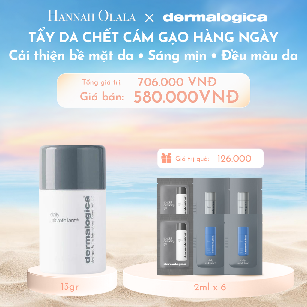  C808_DEAL 4: TẨY DA CHẾT SÁNG MỊN – RẠNG RỠ DAILY MICROFOLIANT 13GR 