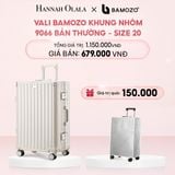  E22_DEAL 2: VALI BAMOZO KHUNG NHÔM 9066 BẢN THƯỜNG (TẶNG BỌC VALI TRONG SUỐT) 