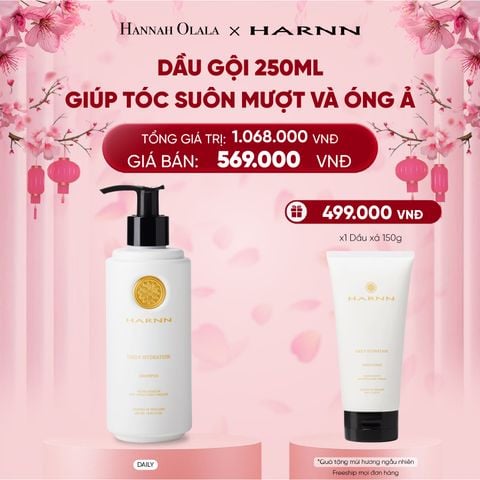  DEAL 4. DẦU GỘI HARNN 250ML GIÚP TÓC SUÔN MƯỢT VÀ ÓNG Ả 