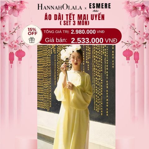  DEAL 4: SET ÁO DÀI 03 MÓN MAI UYỂN 