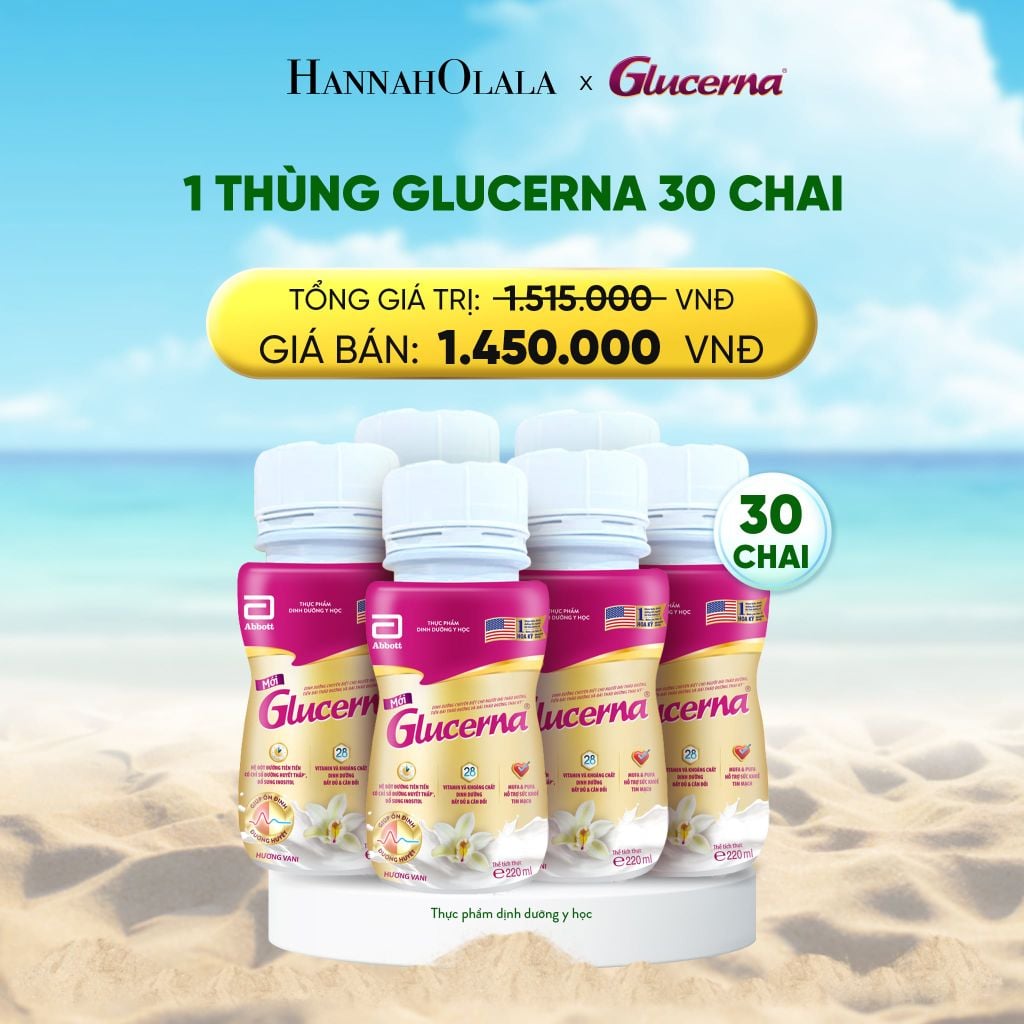  DEAL_4: 1 THÙNG GLUCERNA 30 CHAI 