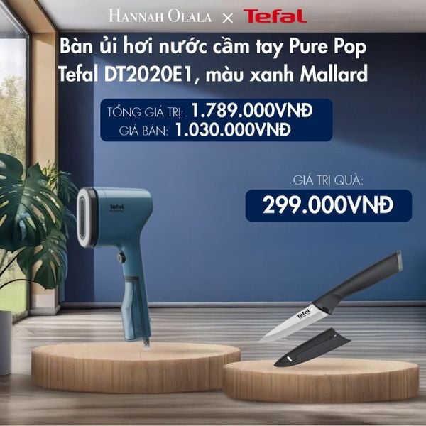  M141_DEAL 4: BÀN ỦI HƠI NƯỚC CẦM TAY PURE POP TEFAL 
