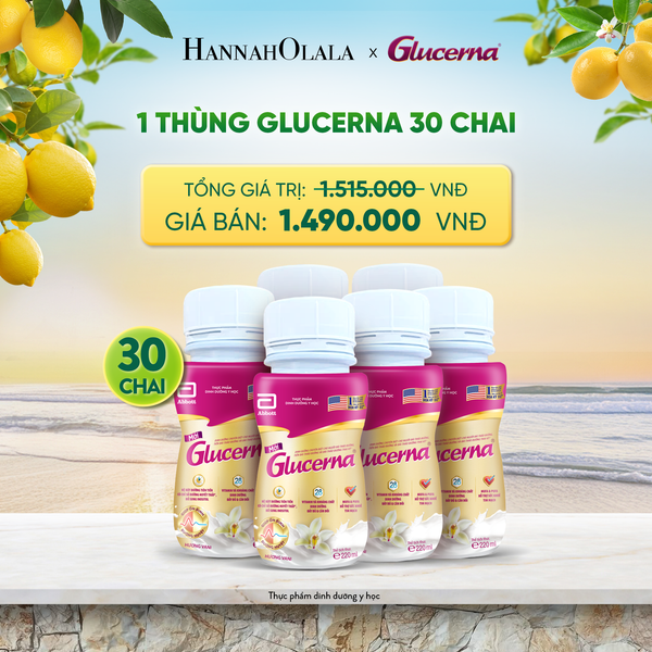  1 THÙNG GLUCERNA 30 CHAI DEAL 4: 