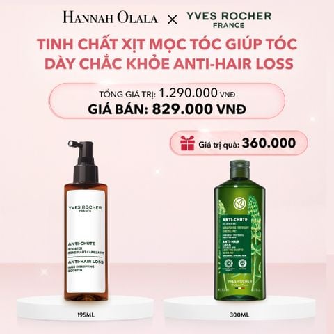  E834_DEAL 4: TINH CHẤT XỊT MỌC TÓC GIÚP TÓC DÀY CHẮC KHỎE ANTI-HAIR LOSS 