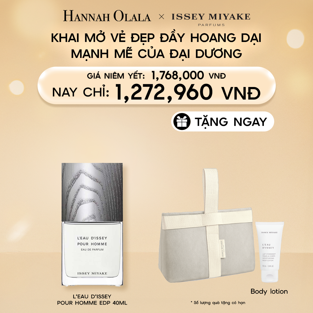  E1_DEAL 20: NƯỚC HOA NAM ISSEY MIAYKE L'EAU D'ISSEY POUR HOMME EDP 40 ML 