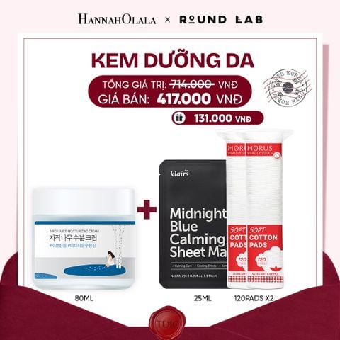  KEM DƯỠNG DA ROUND LAB BIRCH JUICE MOISTURIZING CREAM 80ML DƯỠNG ẨM CẢI THIỆN ĐỘ ĐÀN HỒI DA_M9 