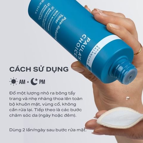  DEAL 9: NƯỚC CÂN BẰNG ĐỘ ẨM VÀ ĐIỀU CHỈNH LỖ CHÂN LÔNG 190ML 