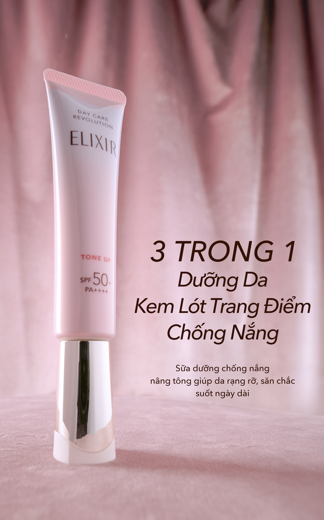  DEAL 17: SỮA CHỐNG NẮNG NÂNG TÔNG ELIXIR DAY CARE REVOLUTION TONE UP 35ML 