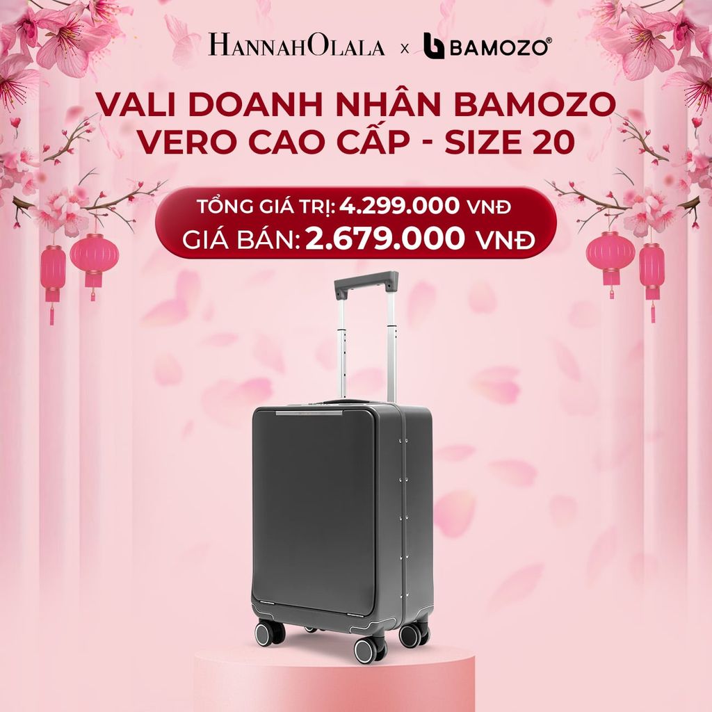  A945_DEAL 5: VALI DOANH NHÂN BAMOZO VERO KHUNG NHÔM CAO CẤP 