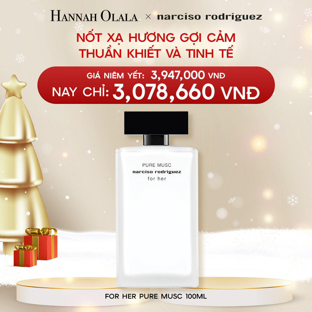  A242_DEAL 6.1: Nước Hoa nữ Narciso Rodriguez Pure Musc For Her Eau De Parfum 100ml 
