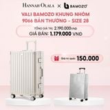  E22_DEAL 2: VALI BAMOZO KHUNG NHÔM 9066 BẢN THƯỜNG (TẶNG BỌC VALI TRONG SUỐT) 