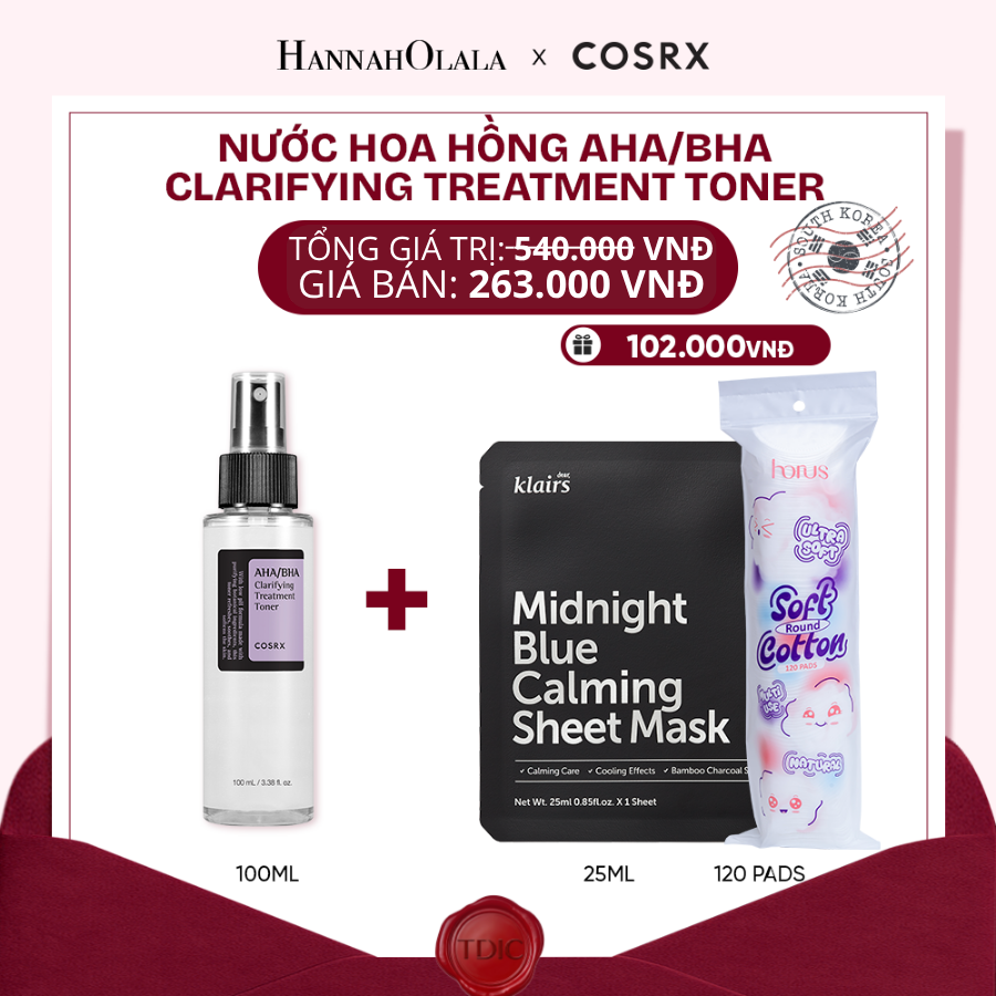  COSRX NƯỚC HOA HỒNG AHA/BHA CLARIFYING TREATMENT TONER 150ML_M4 