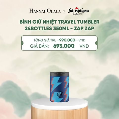  BÌNH GIỮ NHIỆT TRAVEL TUMBLER 24BOTTLES 350ML - DEAL 1 - A1735 