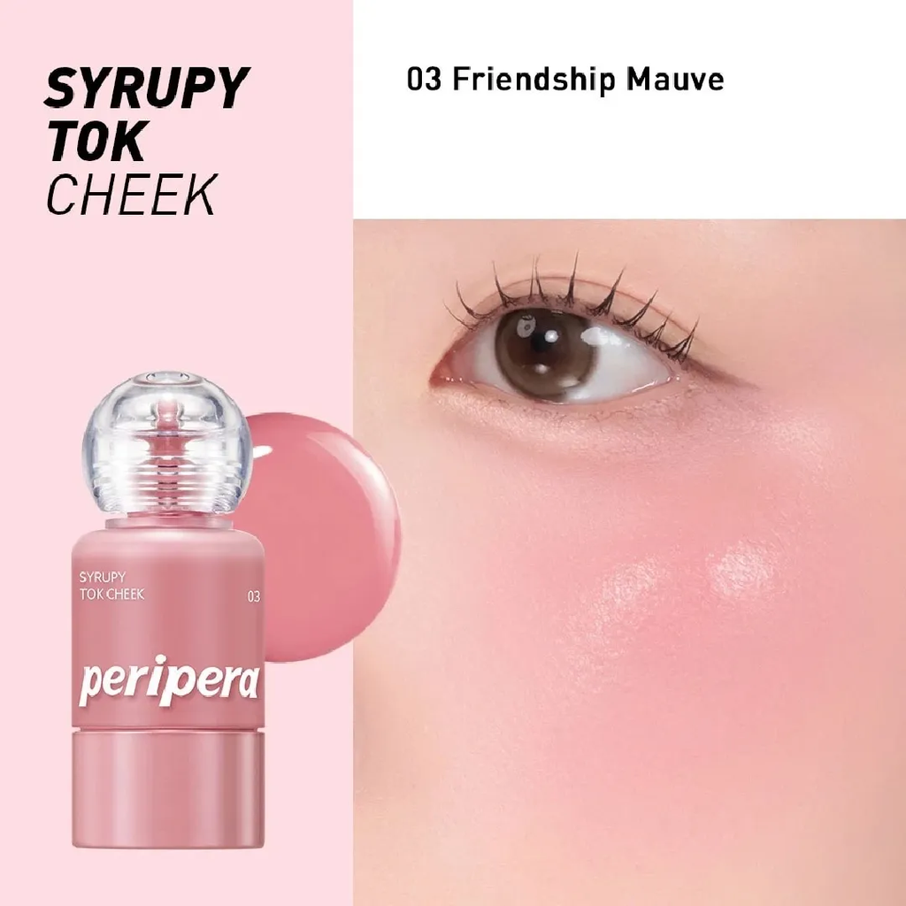  MÁ HỒNG KEM PERIPERA SYRUPY TOK CHEEK 9G 