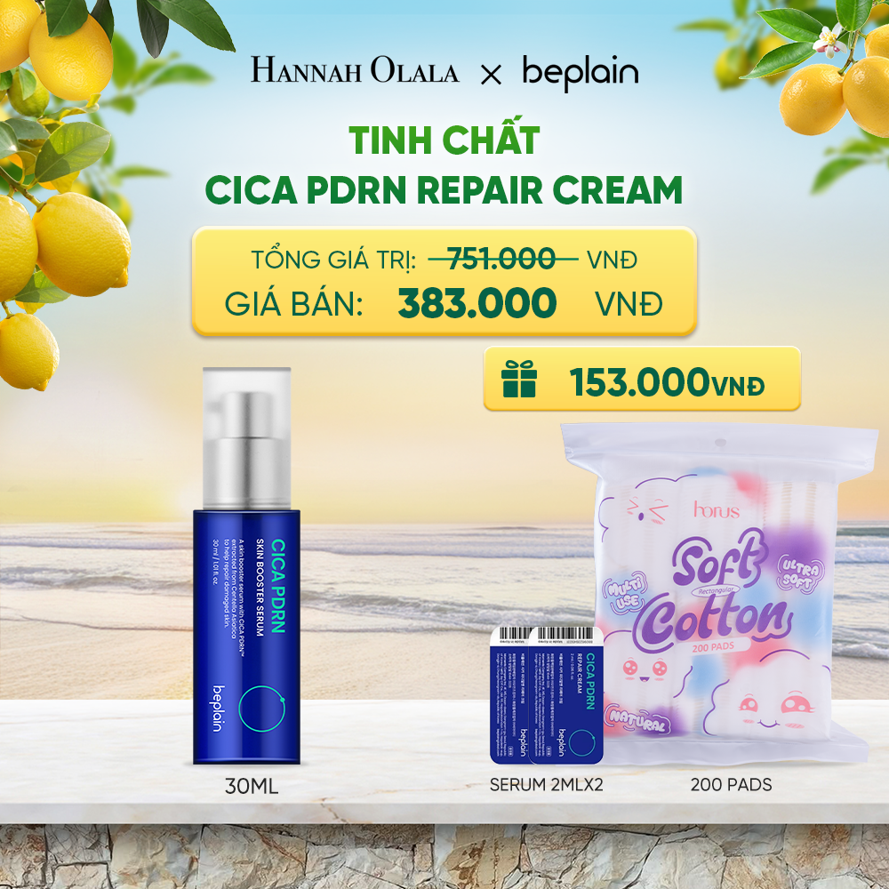  BEPLAIN TINH CHẤT CICA PDRN SKIN BOOSTER SERUM 30ML - A385 