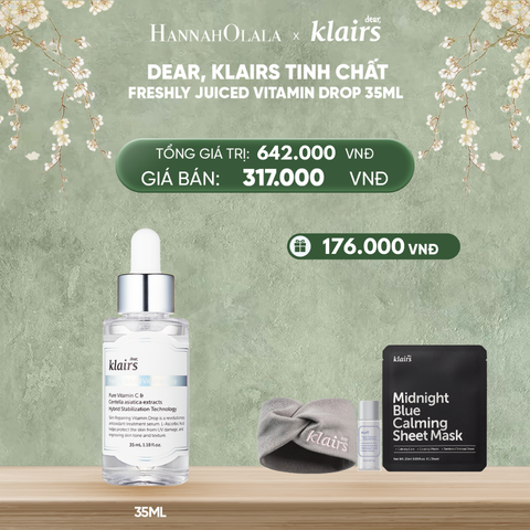  DEAL 2 : DEAR, KLAIRS TINH CHẤT FRESHLY JUICED VITAMIN DROP 35ML 