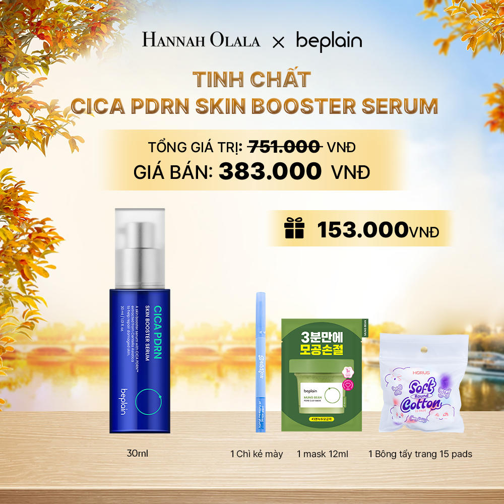  BEPLAIN TINH CHẤT CICA PDRN SKIN BOOSTER SERUM 30ML - E823 