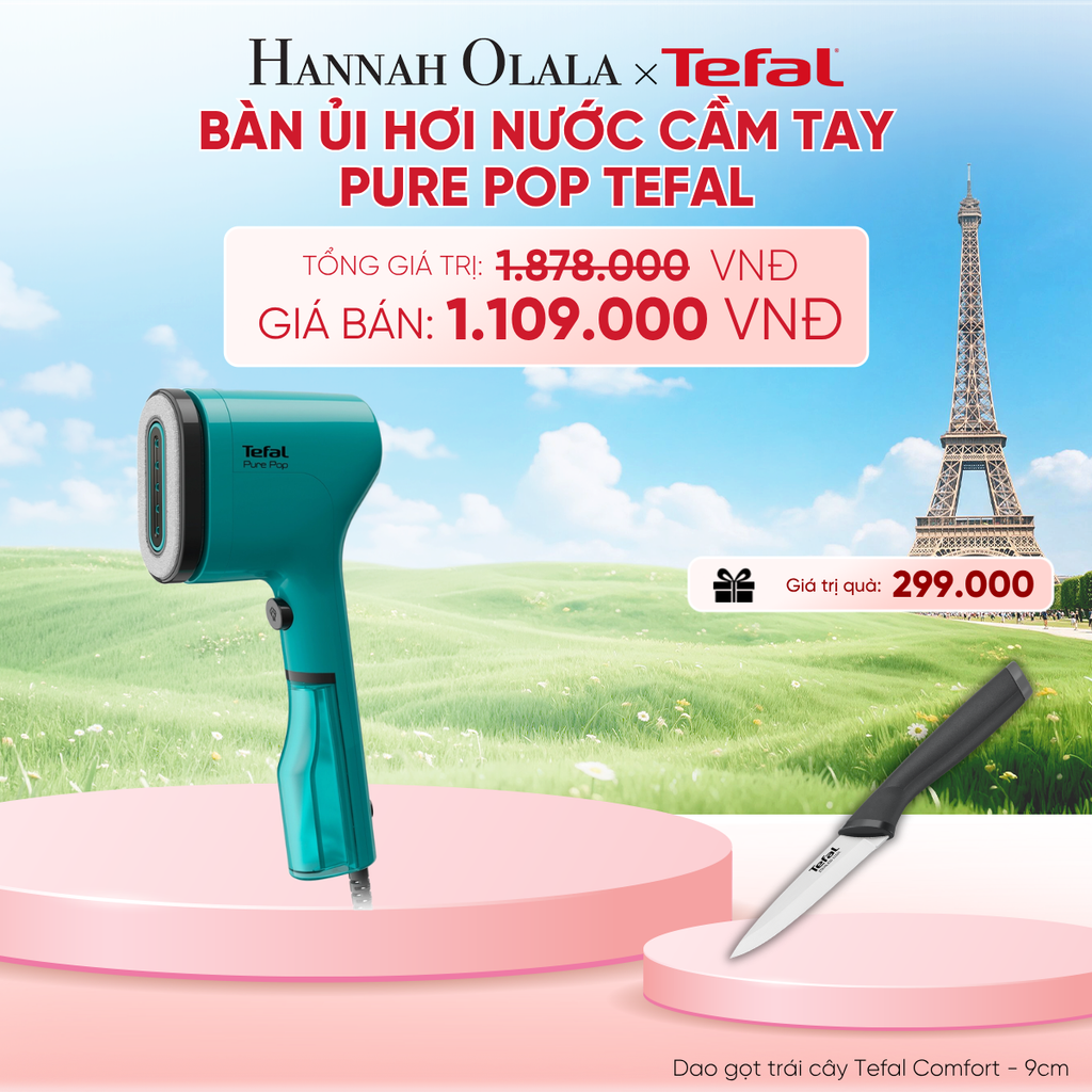  BÀN ỦI HƠI NƯỚC CẦM TAY PURE POP TEFAL - B237 