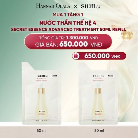  DEAL 31: MUA 1 TẶNG 1 - NƯỚC THẦN THẾ HỆ 4 SU:M37 SECRET ESSENCE ADVANCED TREATMENT 50ML REFILL 