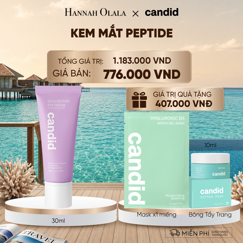  [MỚI] KEM MẮT PEPTIDE GIẢM NẾP NHĂN, TĂNG ĐỘ ĐÀN HỒI VÀ GIẢM QUẦNG THÂM MẮT - DEAL 4: 