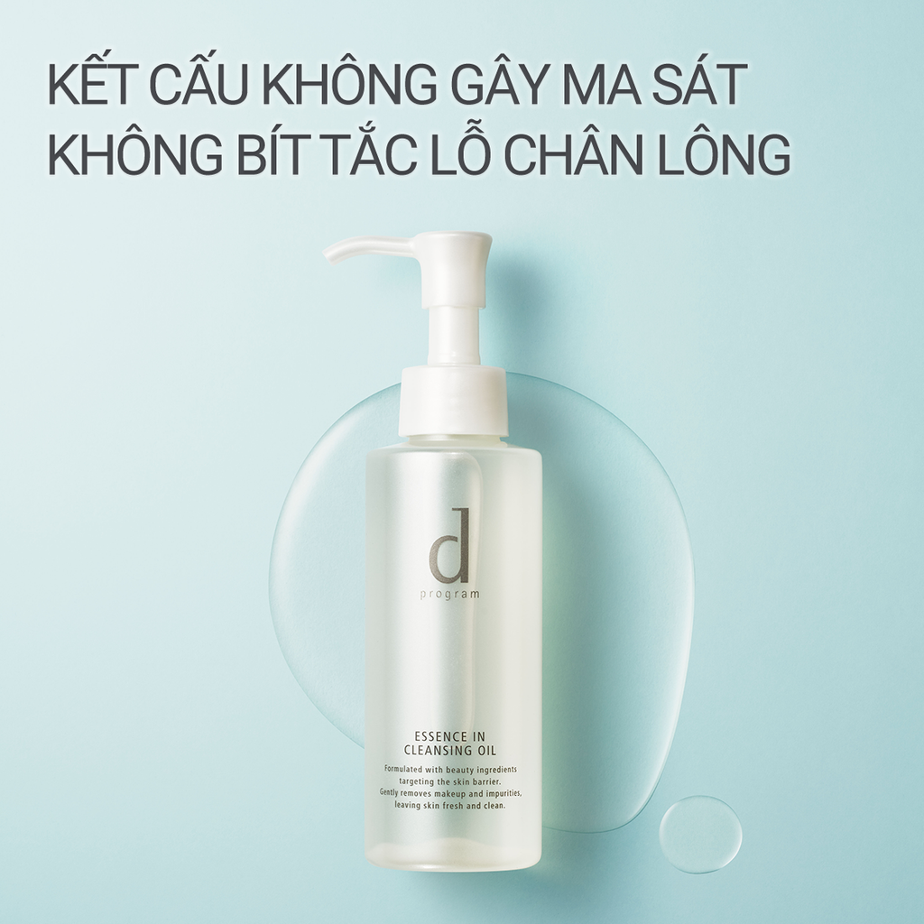  A40: DEAL 7: BỘ ĐÔI DẦU TẨY TRANG DƯỠNG DA DPROGRAM ESSENCE IN CLEANSING OIL 120ML 