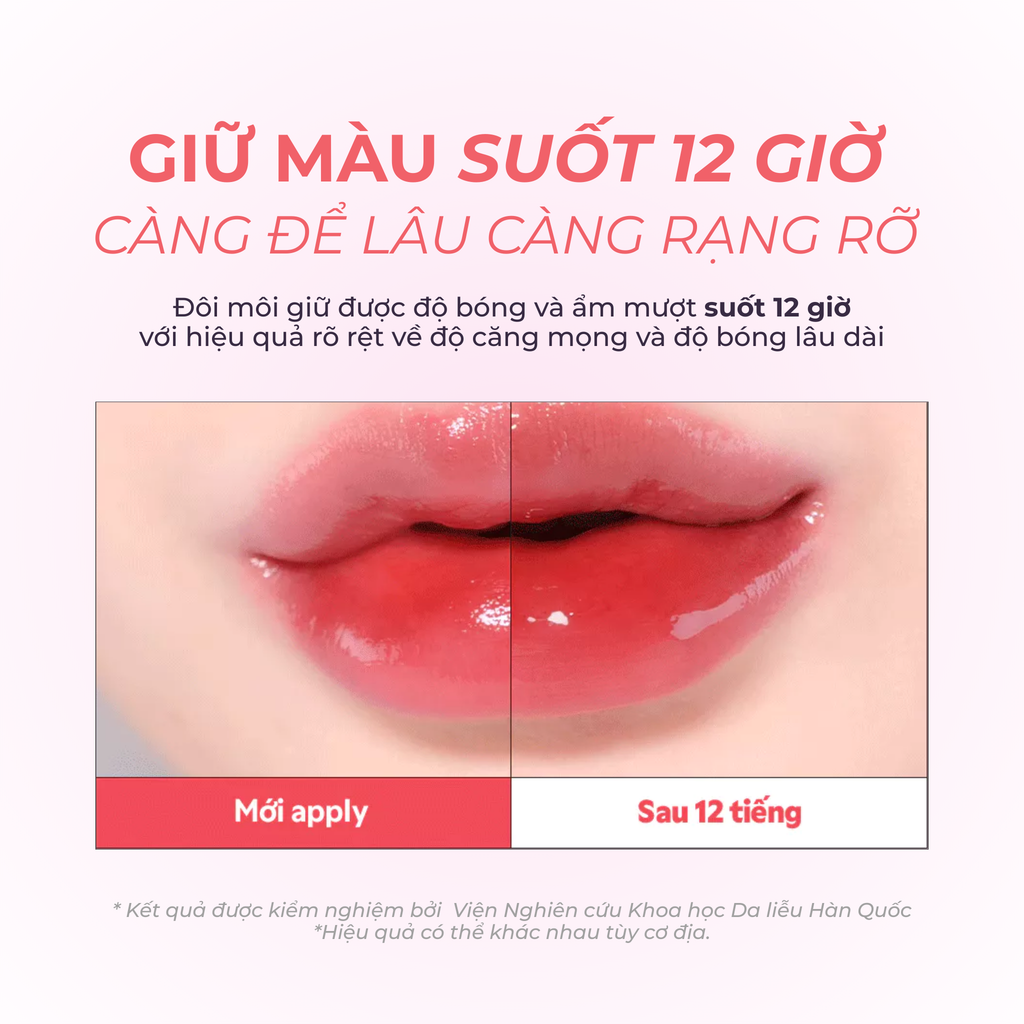  DEAL 6 - SON TINT TIRTIR MINISIZE CĂNG BÓNG BỀN MÀU WATERISM GLOW TINT 1.8G 