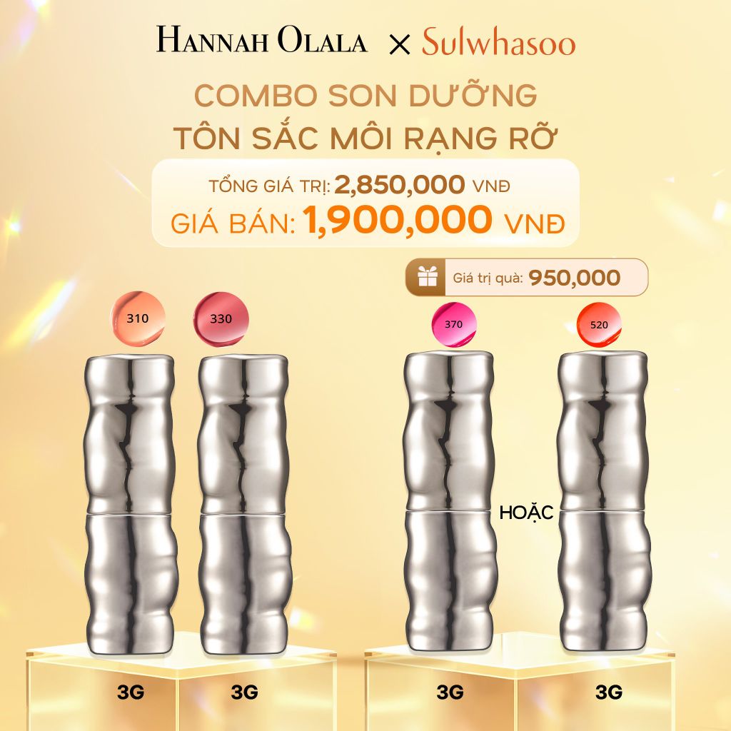  DEAL 4: COMBO 2 SON DƯỠNG TÔN SẮC MÔI RẠNG RỠ PERFECTING LIP COLOR (MUA 2 TẶNG 1) 