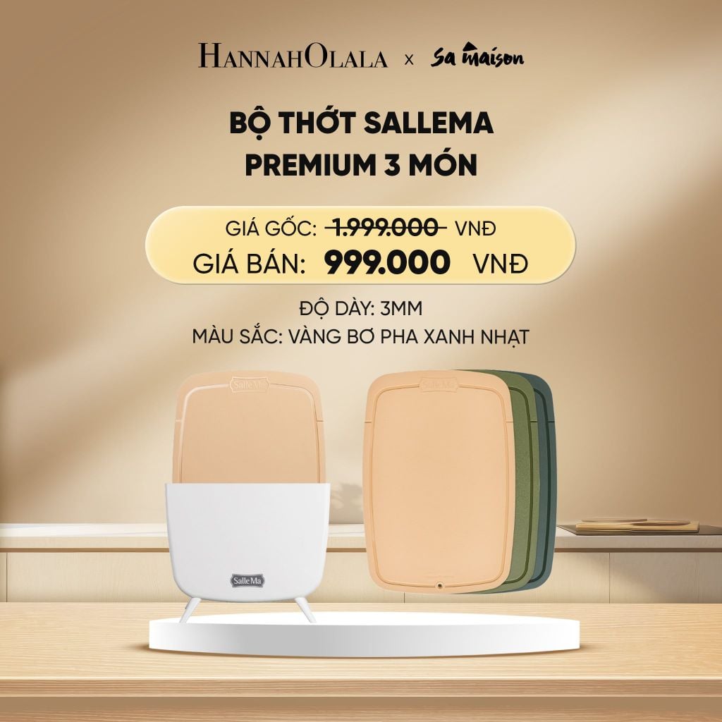  DEAL 18: BỘ THỚT SALLEMA PREMIUM 3 MÓN 