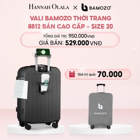  E40_DEAL 3: VALI BAMOZO 8812 CAO CẤP (TẶNG BỌC VALI) 