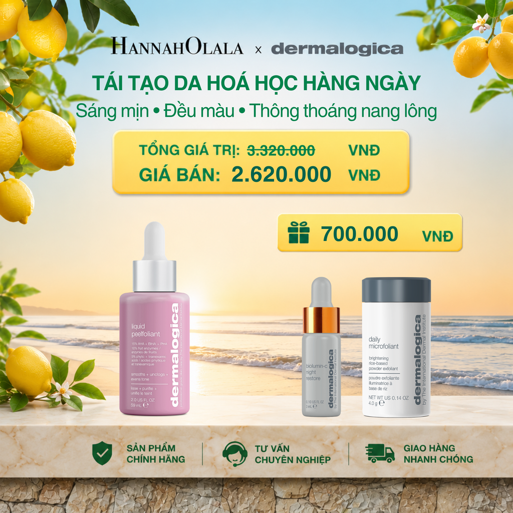  PEEL CẢI THIỆN BỀ MẶT DA HÀNG NGÀY PHIÊN BẢN NÂNG CẤP LIQUID PEELFOLIANT 59ML - DEAL 3 