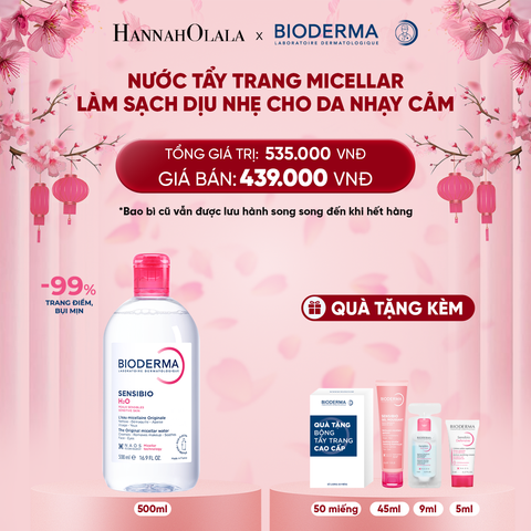  A55_DEAL 4: NƯỚC TẨY TRANG MICELLAR LÀM SẠCH DỊU NHẸ CHO DA NHẠY CẢM 